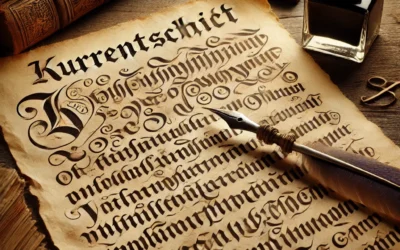 Struktur der Kurrentschrift und ihre Bedeutung